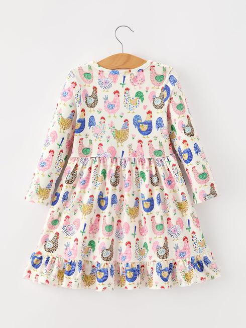 fall-farm-chicken-print-girls-ruffle-hem-twirl-dress-sophias-style-2