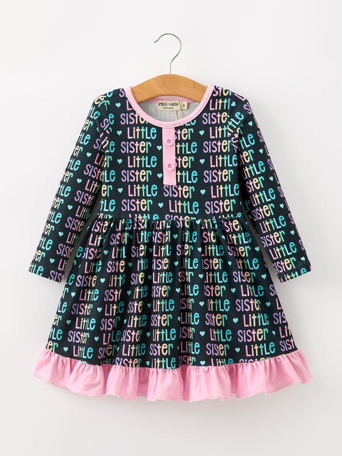 little-sister-rainbow-letter-print-girls-ruffle-hem-dress-sophias-styleDress-1