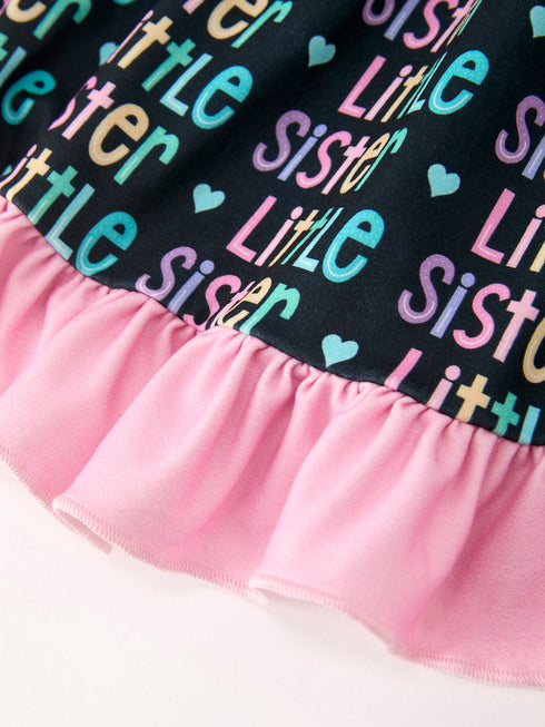 little-sister-rainbow-letter-print-girls-ruffle-hem-dress-sophias-style-5