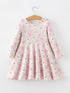 halloween-ghost-bow-print-girls-long-sleeve-twirl-dress-sophias-style-2