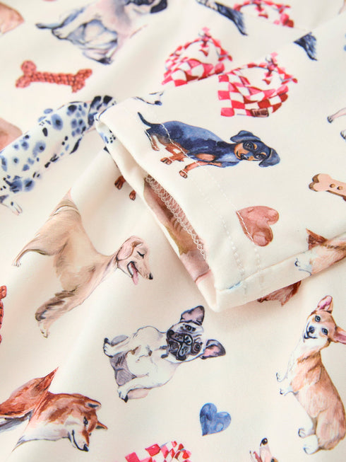 fall-dog-print-girls-long-sleeve-twirl-dress-sophias-style-4