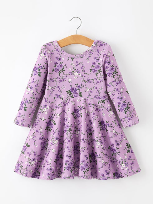 fall-lavender-floral-print-girls-long-sleeve-twirl-dress-sophias-style-8