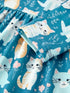 fall-cat-print-girls-long-sleeve-ruffle-hem-dress-sophias-style-4