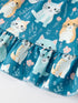 fall-cat-print-girls-long-sleeve-ruffle-hem-dress-sophias-style-5