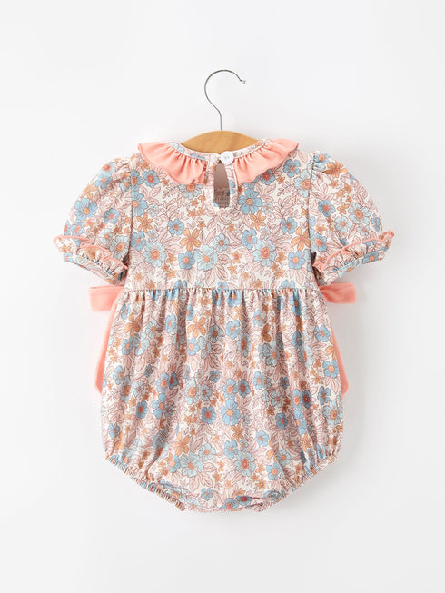 fall-floral-baby-romper-smocked-ruffle-neck-bow-sophias-style-2