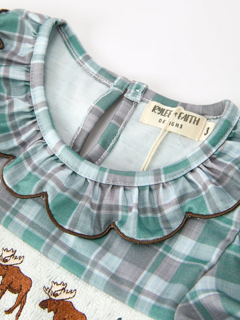plaid-moose-smocked-girls-puff-sleeve-dress-sophias-style-3