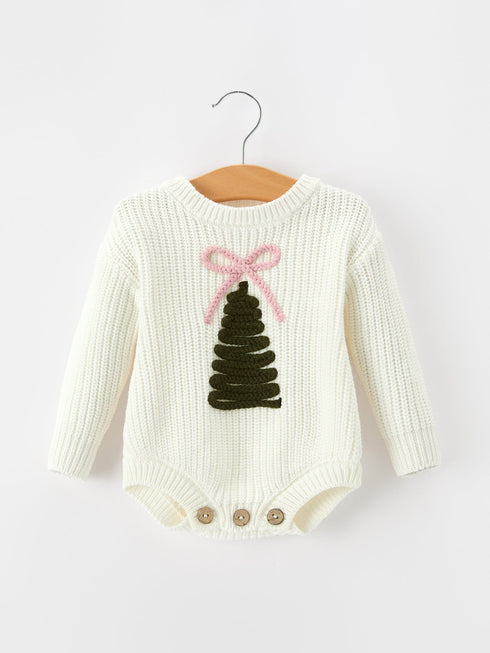 winter-christmas-tree-girls-knit-romper-bow-long-sleeve-sophias-styleTop-1