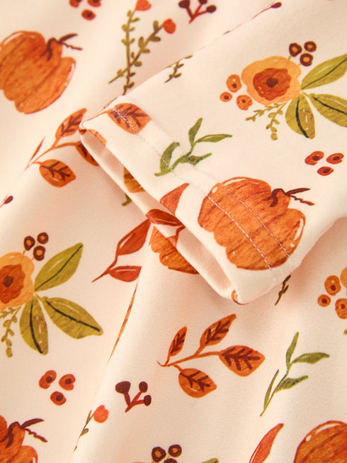 fall-pumpkin-floral-girls-twirl-dress-long-sleeve-sophias-style-4