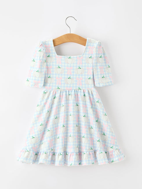 fall-pumpkin-bow-plaid-girls-ruffle-hem-dress-sophias-style-2