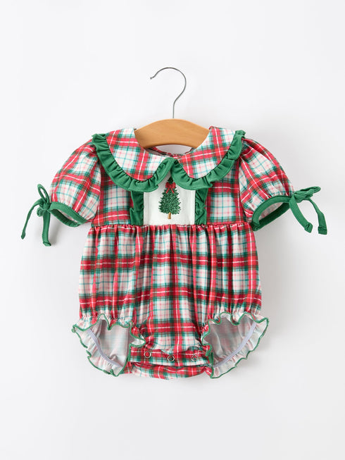christmas-tree-plaid-girls-romper-petals-collar-ruffle-sophias-styleRomper-1