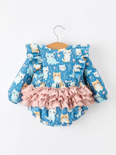 fall-cat-print-girls-long-sleeve-romper-sophias-style-2