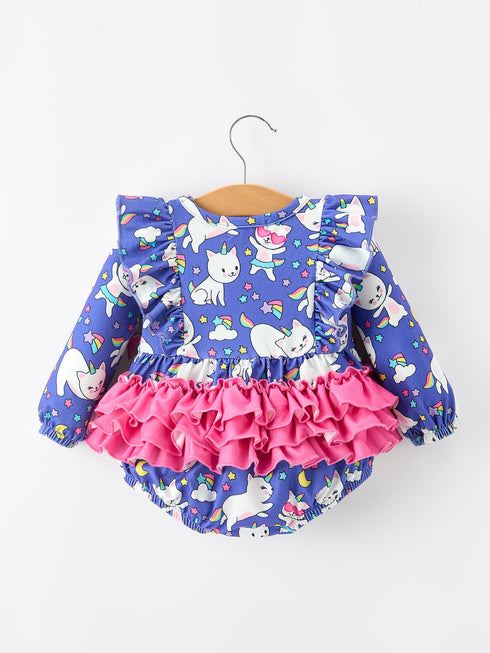 fall-ghost-cat-print-girls-long-sleeve-romper-sophias-style-2