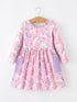 pink-unicorn-girls-pocket-dress-rainbow-star-print-sophias-styleDress-1