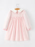 pink-goose-embroidered-baby-girl-dress-peter-pan-collar-bow-dress-sophias-style-2
