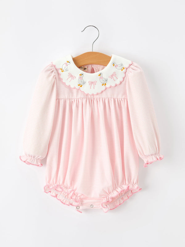 pink-goose-embroidered-baby-girl-romper-ruffle-collar-sophias-styleRomper-1