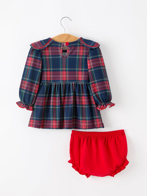 fall-plaid-girl-set-petal-collar-puff-sleeve-bloomer-sophias-style-2