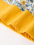 floral-girls-dress-peter-pan-collar-yellow-trim-puff-sleeve-dress-sophias-style-5