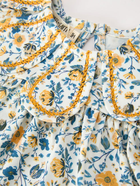 floral-girls-outfit-set-yellow-puff-sleeve-top-bloomers-set-sophias-style-3