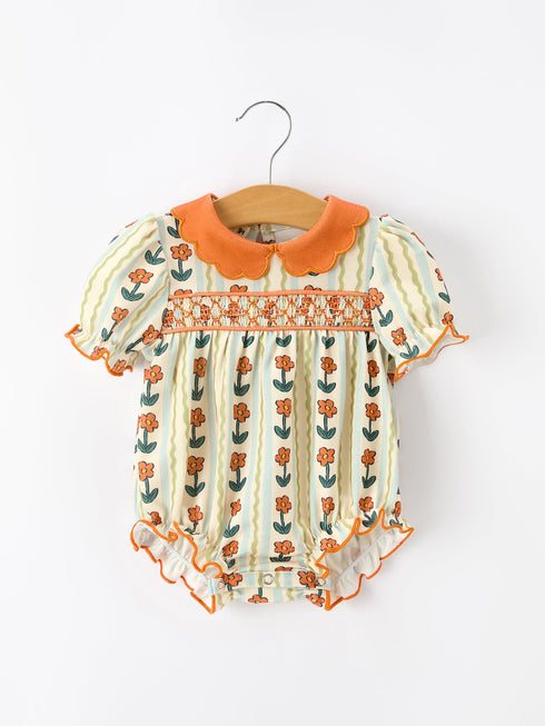 fall-floral-stripe-baby-romper-petals-collar-smocked-puff-sleeve-sophias-styleRomper-1