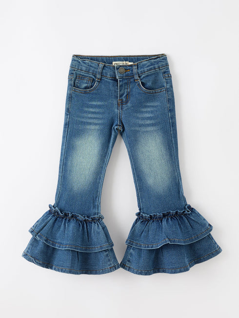 girls-denim-leggings-ruffle-bell-bottom-pants-sophias-styleJeans-1