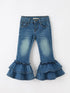 girls-denim-leggings-ruffle-bell-bottom-pants-sophias-styleJeans-1