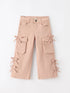 girls-solid-cargo-leggings-side-bow-pocket-wide-leg-pants-sophias-style-6