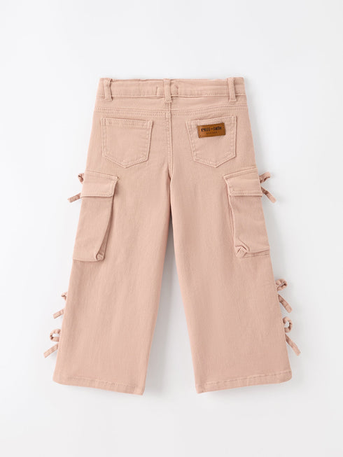 girls-solid-cargo-leggings-side-bow-pocket-wide-leg-pants-sophias-style-7
