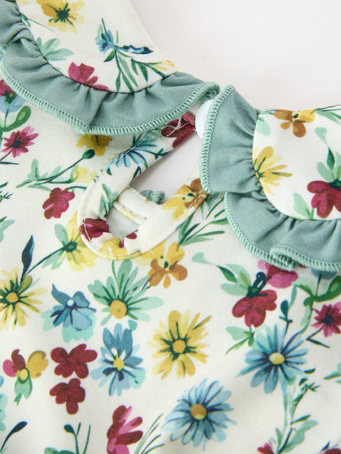 green-floral-girls-dress-petal-collar-bow-waist-puff-sleeve-dress-sophias-style-4