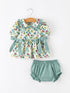 green-floral-girls-outfit-set-ruffle-collar-bow-baby-bloomer-set-sophias-styleRomper-1