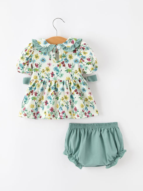 green-floral-girls-outfit-set-ruffle-collar-bow-baby-bloomer-set-sophias-style-2