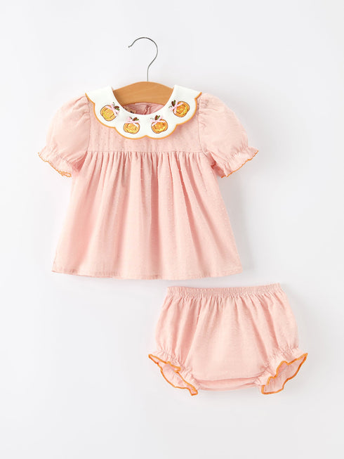 halloween-pumpkin-embroidered-girls-bloomer-set-sophias-styleRomper-1