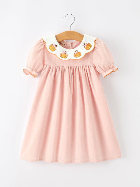 halloween-pumpkin-applique-girls-puff-sleeve-dress-sophias-styleDress-1