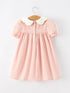 halloween-pumpkin-applique-girls-puff-sleeve-dress-sophias-style-2