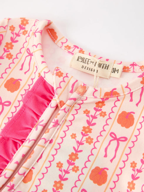 halloween-thanksgiving-pumpkin-bow-baby-sleeper-sophias-style-4
