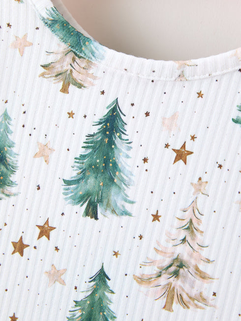 girls-christmas-tree-star-ribbed-print-twirl-dress-sophias-style-4