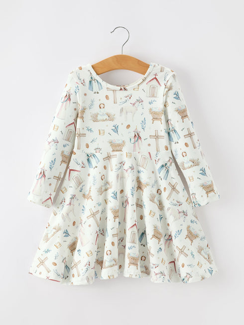 girls-nativity-scene-winter-print-twirl-dress-sophias-styleDress-1