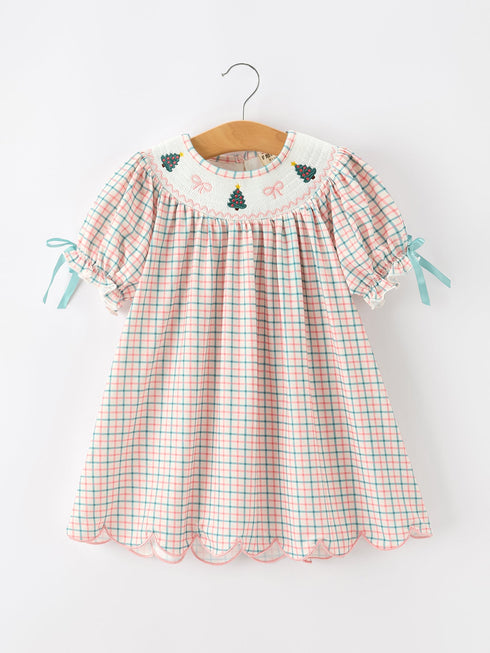 girls-christmas-smocked-plaid-dress-with-tree-embroidery-sophias-styleDress-1