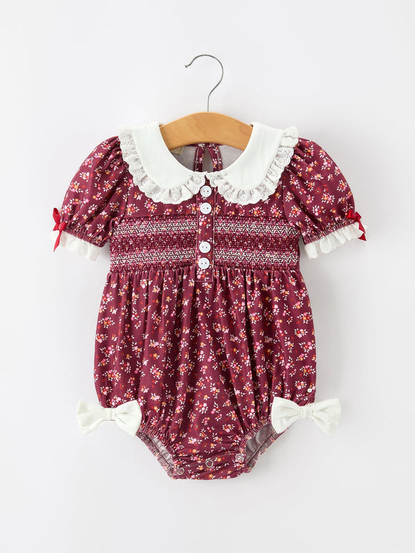 burgundy-floral-smocked-baby-girl-bubble-romper-peter-pan-collar-sophias-styleRomper-1
