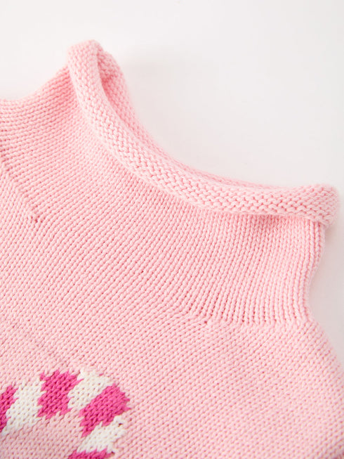 christmas-candy-cane-bow-knit-baby-girls-romper-sophias-style-3