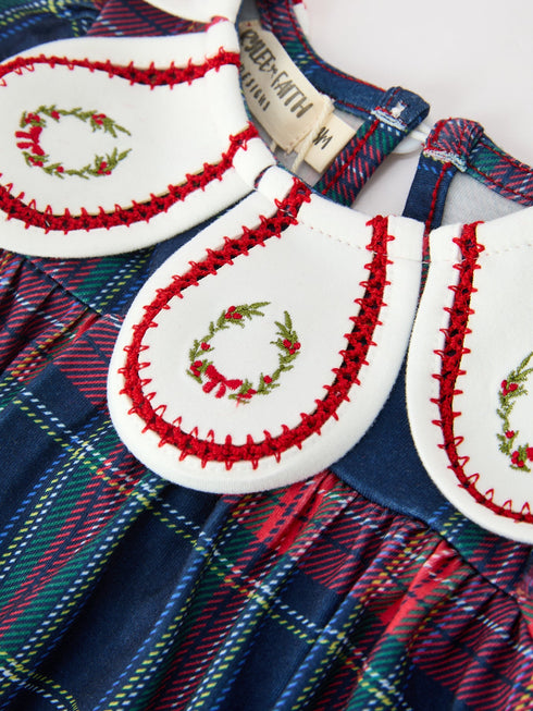 navy-red-christmas-plaid-wreath-baby-girl-bubble-romper-sophias-style-7