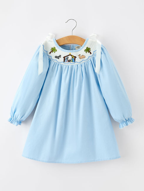 christmas-nativity-smocked-long-sleeve-girls-dress-sophias-styleDress-1