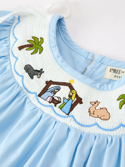 christmas-nativity-smocked-long-sleeve-girls-dress-sophias-style-3