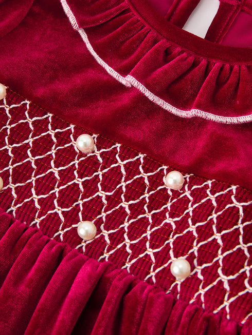 christmas-velvet-smocked-girls-dress-with-pearl-detail-sophias-style-8