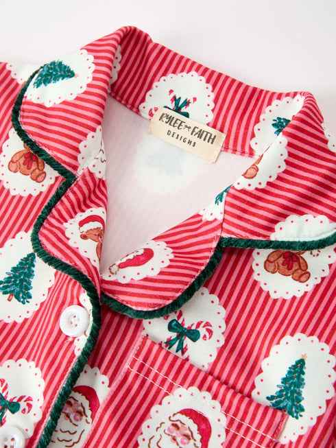 mommy-and-me-christmas-santa-print-pajama-set-with-fur-trim-sophias-style-5