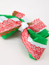 christmas-red-lace-green-layered-bow-hair-clip-6-3-inches-sophias-style-7