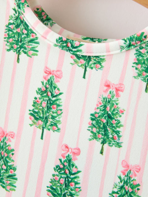 christmas-girls-pink-stripe-tree-bow-twirl-dress-sophias-style-8