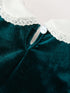 baby-girls-emerald-green-velvet-peter-pan-collar-christmas-romper-rylee-faith-sophias-style-6