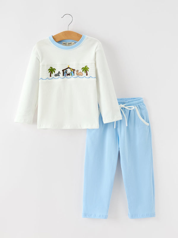 christmas-nativity-embroidered-boys-long-sleeve-top-and-pants-set-sophias-styleOutfit-1