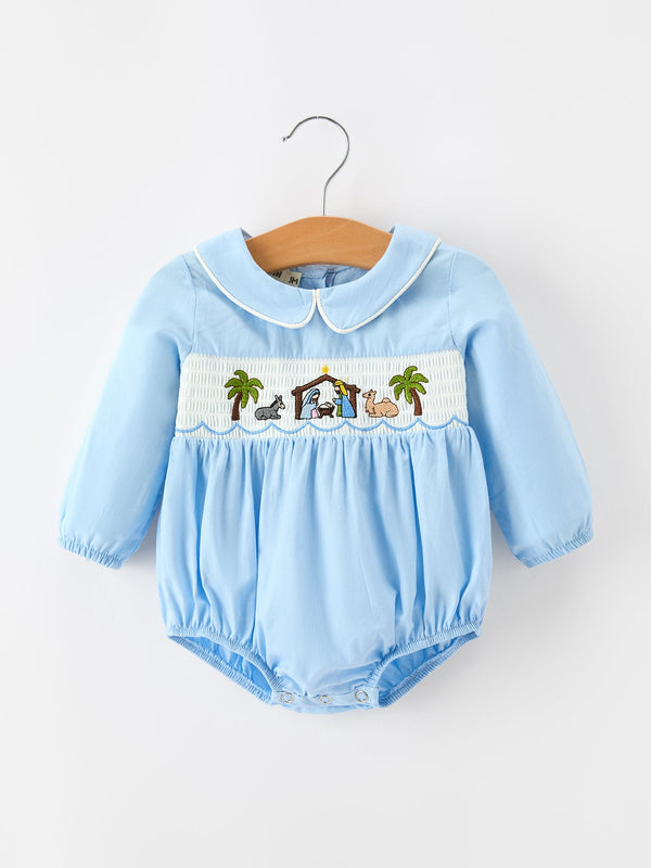 christmas-nativity-embroidered-baby-boy-blue-smocked-romper-sophias-styleRomper-1