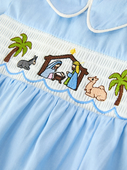 christmas-nativity-embroidered-baby-boy-blue-smocked-romper-sophias-style-3